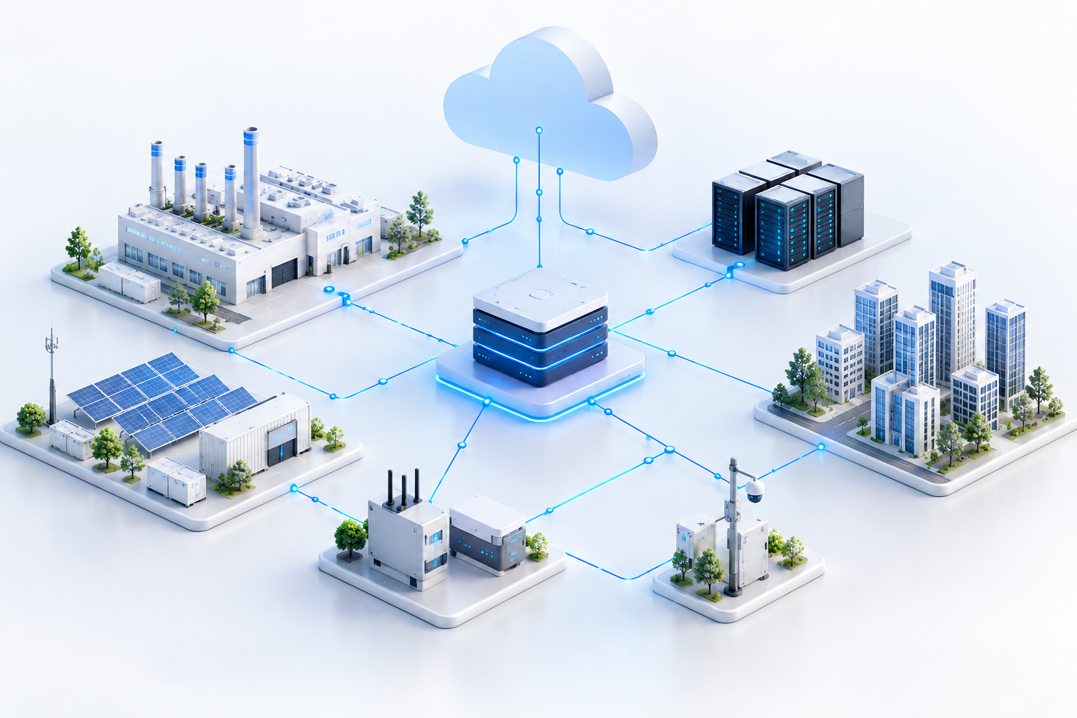 Connected cloud, edge, industrial and infrastructure systems